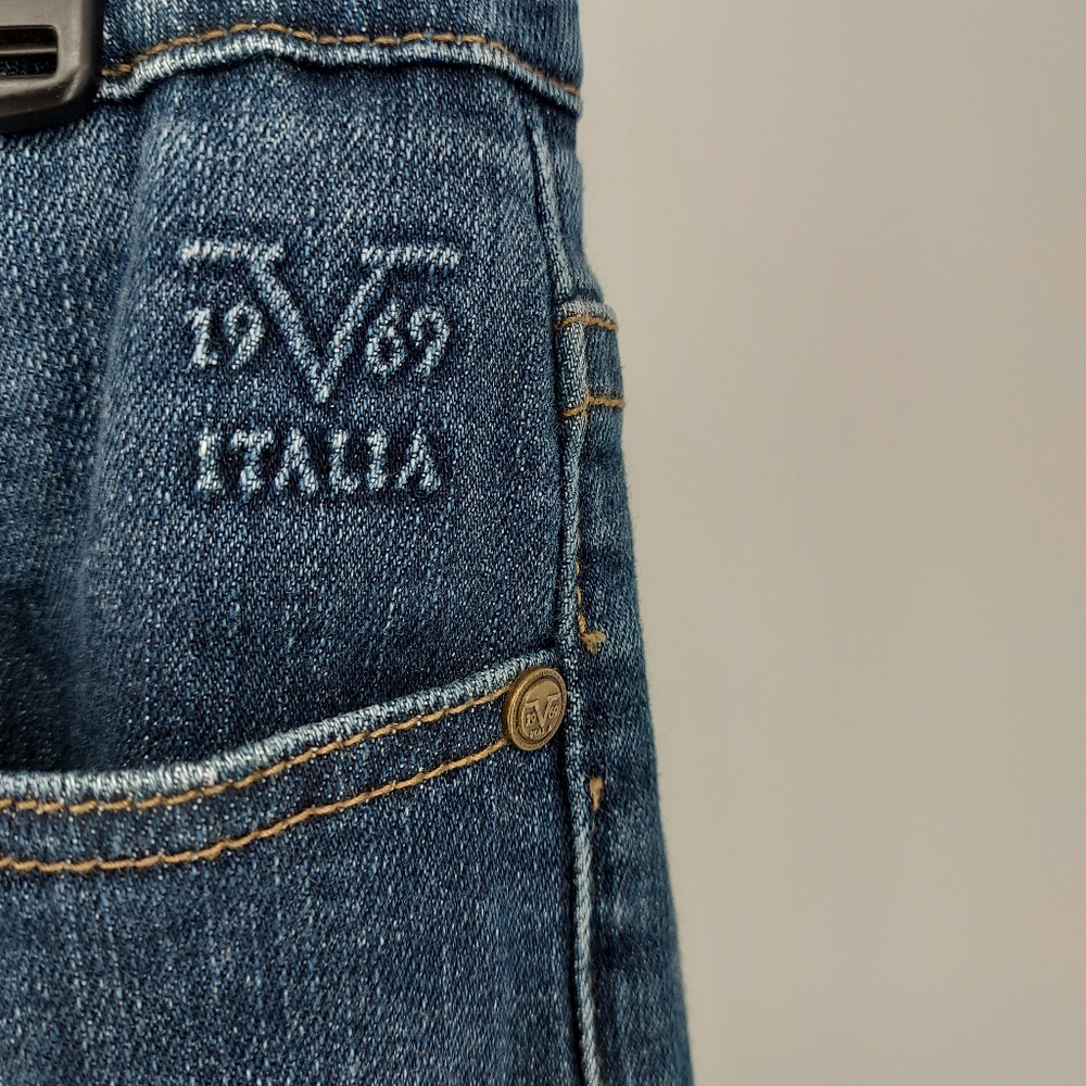 Versace 1969 mid rise skinny distressed jeans size 29 - Picture 3 of 9